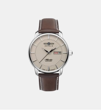 Montre automatique Atlantic Beige Z-8466-5 - Zeppelin - Argenté