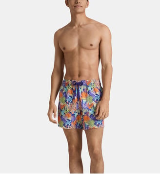 Maillot de bain court stretch Aquatic Life - Vilebrequin - Bordeaux