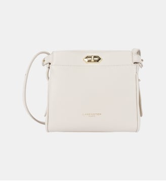 Sac à main trotteur Lady Romy en cuir - Lancaster - Écru