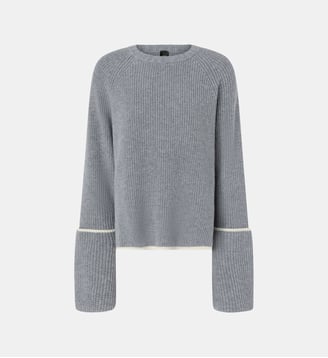 Pull ample à col rond - Pinko - Gris gris monument