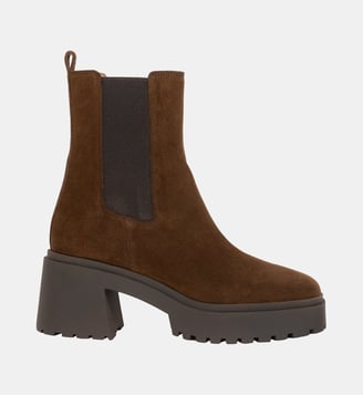 Bottines à Talons Amara Cuir Suédé - Bobbies - Brun rockies