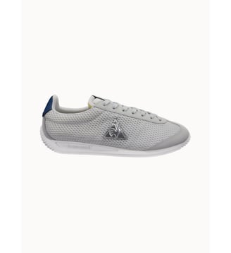 Sneakers retro-running en mesh et suede Quartz - Le Coq Sportif - Galet