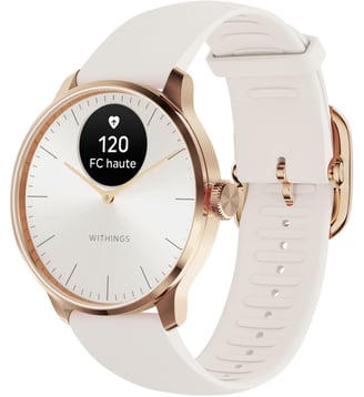 Montre santé Scanwatch Light Rose Gold - Withings - Rose
