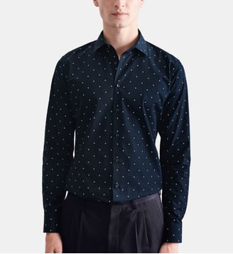 Chemise d'affaires 1/1 X-Slim Col Kent - Seidensticker - Bleu