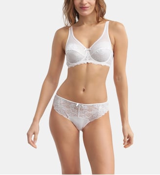 Culotte En Dentelle Generous Essentiel - Dim - Blanc