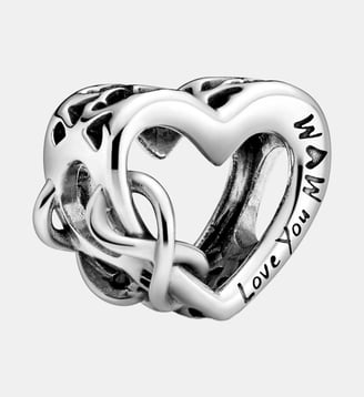 Charm Cœur Infinity Love You Mum (Je t'aime maman) - Pandora - Argenté