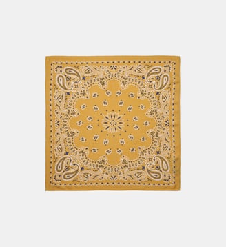 Petit foulard à motifs PAISLEY - Wild - Camel