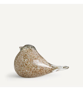 Statuette oiseau en verre - AM.PM - Blanc