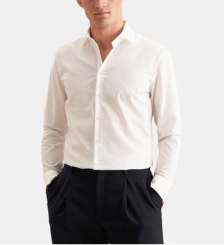 Chemise d'affaires 1/1 Slim Col Kent - Seidensticker - Beige