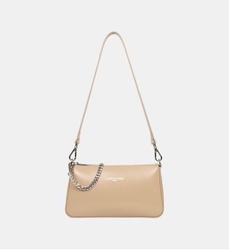 Sac pochette zippée S Suave Even - Lancaster - Nude