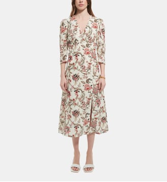 Robe Roanita Imprimé - Zapa - Blanc