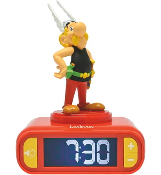 Réveil Veilleuse Asterix 3D effets sonores - Lexibook - Standard