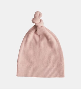 Bonnet de naissance - Mushie - Rose
