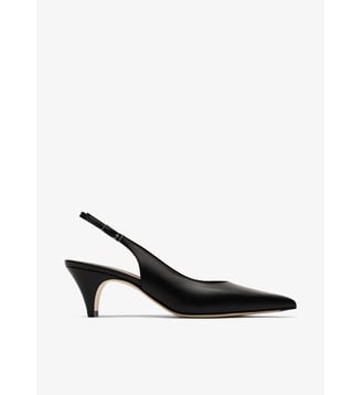 Roki - Slingback En Cuir Nappa Noir - Parallèle - Noir