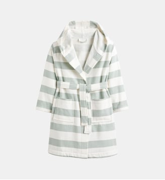 Peignoir bébé et enfant capuche - La Redoute Interieurs - Rayé vert