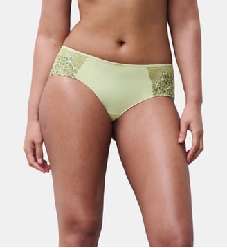 Shorty avec bijou - Chantelle - Pistache sauvage