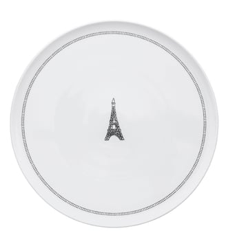 Plat à Tarte 32cm - Tour - Degrenne - Blanc