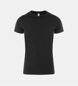 T-shirt Supreme Cotton coton stretch - Hom - Noir