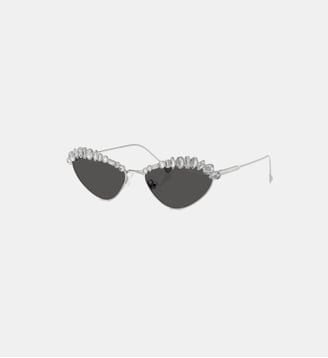Lunettes de soleil Irrégulier SK7009 - Swarovski - Argent