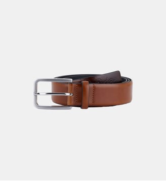 Ceinture en cuir Giacomo - Digel - Cognac