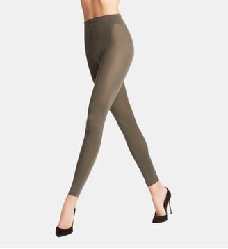 Legging Softmerino Laine Vierge - Falke - Militaire vert