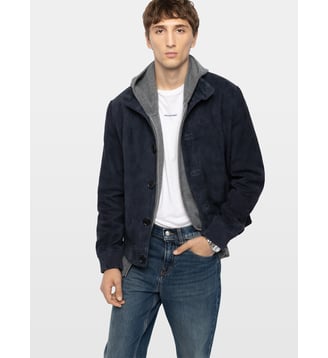 Blouson Lonni Cuir Suede Zadig&Voltaire