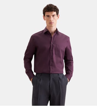 Chemise d'affaires 1/1 Regular Col Kent - Seidensticker - Rouge