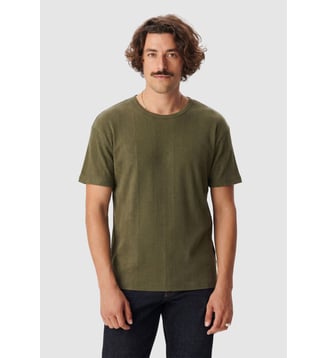 Tee-shirt maille relief rayures Ikks