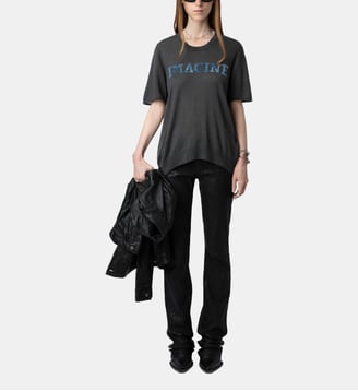 Pull Ida 100% Cachemire - Zadig&Voltaire - Gris chiné