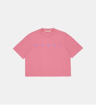 T-shirt avec logo - Marni - Orchidée rose