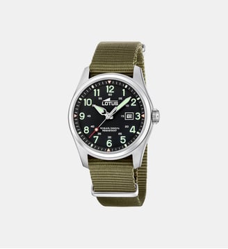 Montre Minimalist for him Noir 19055/4 - Lotus - Argenté