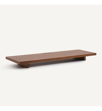 Plateau de bureau en plaqué noyer, largeur 200 cm - AM.PM - Noyer