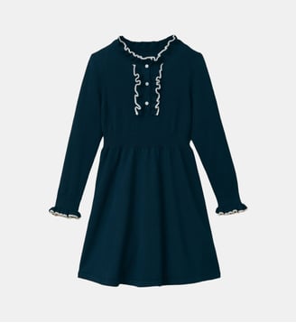 Robe en maille Fille - Cyrillus - Marine