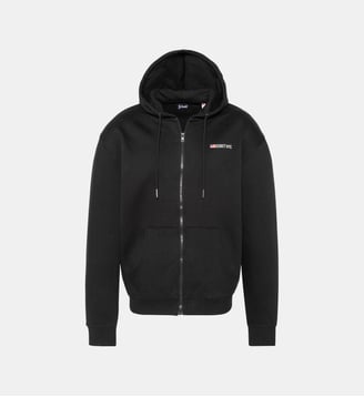 Sweatshirt zippé à capuche - Schott - Noir