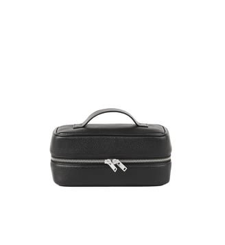 Trousse de toilette Wash grainée - Sandro - Noir