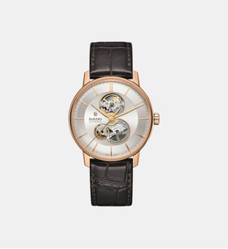Montre automatique Coupole classic Blanc R22895025 - Rado - Doré rosé