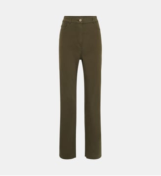 Jean slim en coton - ADELA - Gerard Darel - Vert kaki