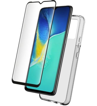 Pack Vivo Y55 Coque + Verre trempé - Bigben - Transparent