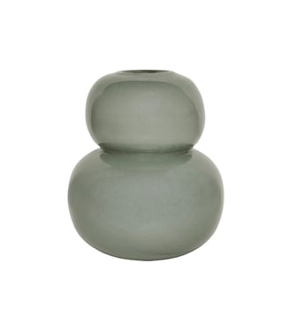Vase en verre à relief - OYOY - Vert