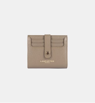 Porte-cartes Milano Ana en cuir - Lancaster - Sable foncé