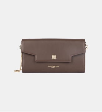 Pochette Mademoiselle Grace en cuir - Lancaster - Marron