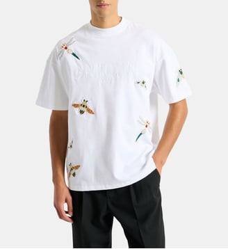 T-shirt Balmain Insect brodé - Balmain - Blanc