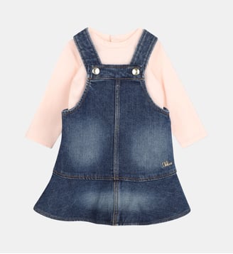 Ensemble robe et tee-shirt - Chloe Kids - Bleu