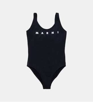 Maillot une pièce avec logo - Marni - Noir
