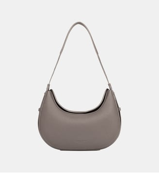 Sac besace Toro Ivy en cuir - Lancaster - Gris clair
