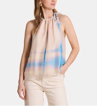 Top ample imprimé tie & dye - La Fée Maraboutée - Blush