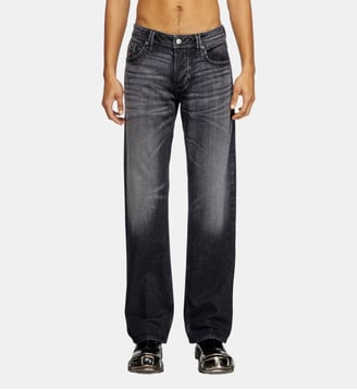 Regular Jeans - 1985 Larkee - Diesel - Noir et gris foncé