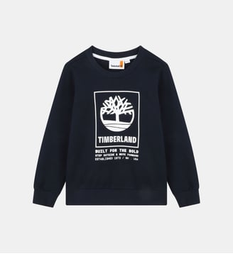 Sweat-shirt molletonné à motif - Timberland - Nuit