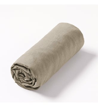 Drap-housse lin lavé AM.PM