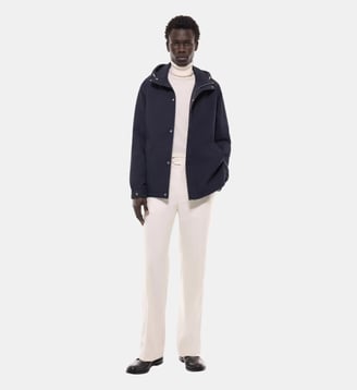 Parka à capuche en polyester - Fursac - Marine